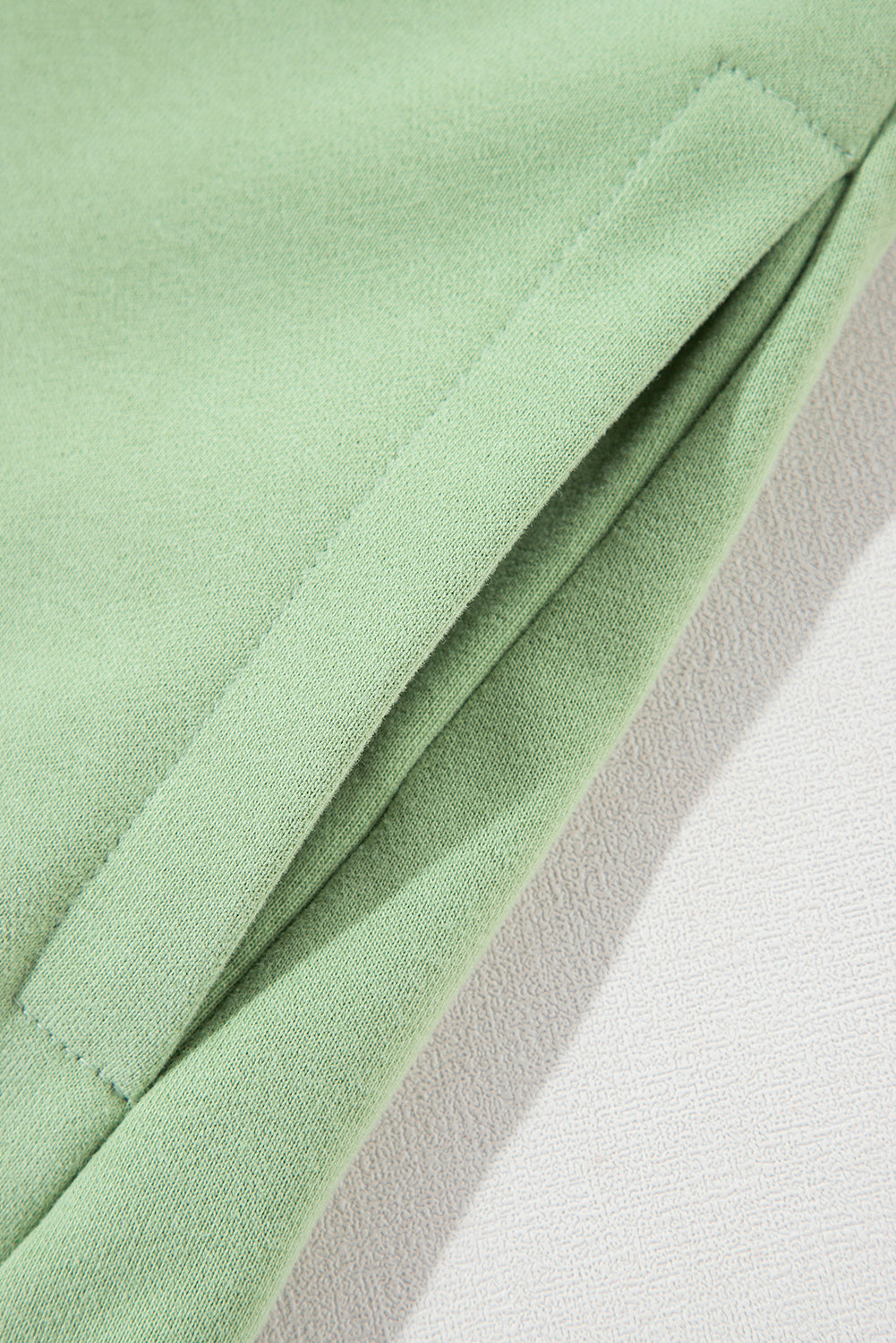 Valerian Solid Fleece Lined Drop Shoulder High Low Sweatshirt