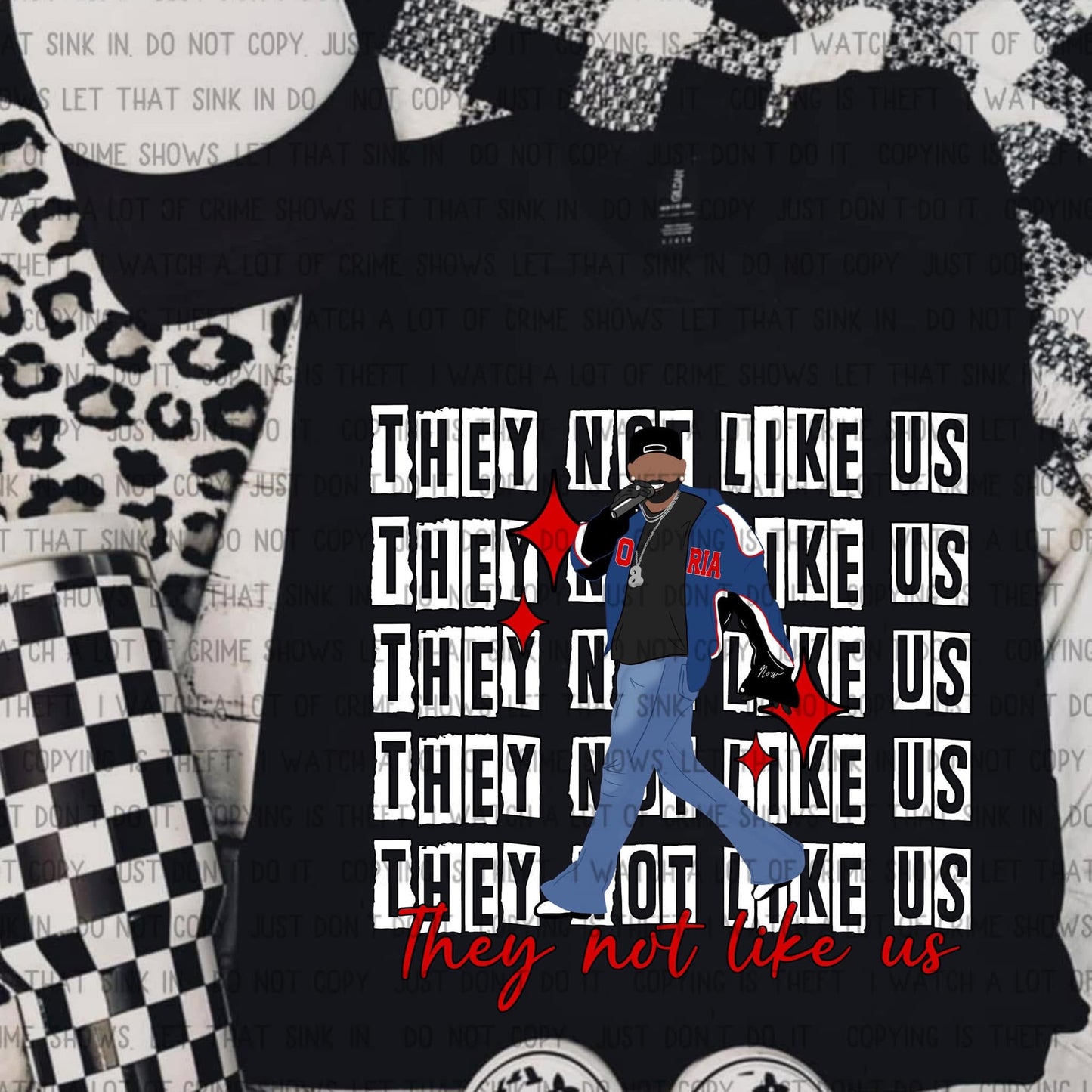 2 MYSTERY Kendrick Lamar They Not Like Us Shirts