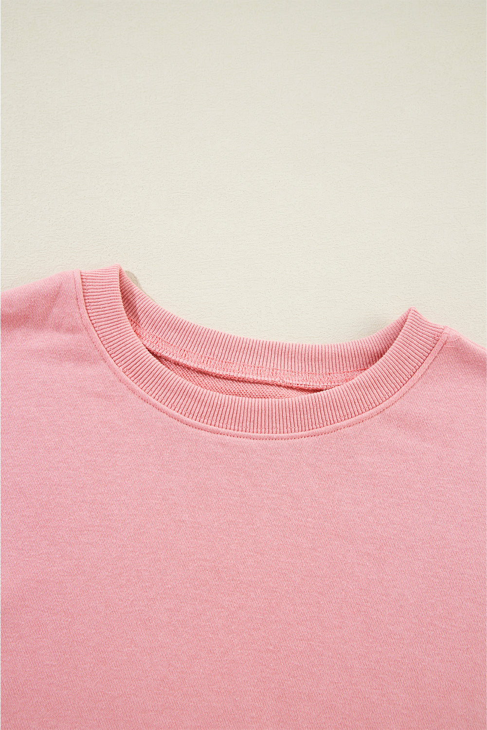Dark Green Solid Classic Crewneck Pullover Sweatshirt