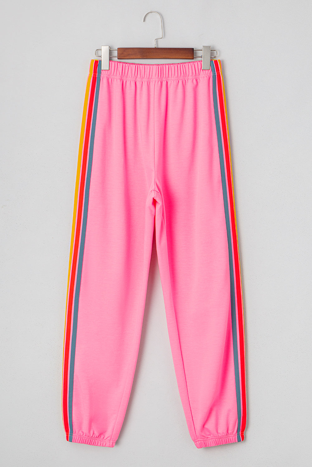 Light Blue Counting Rainbows High Waist Sweatpants