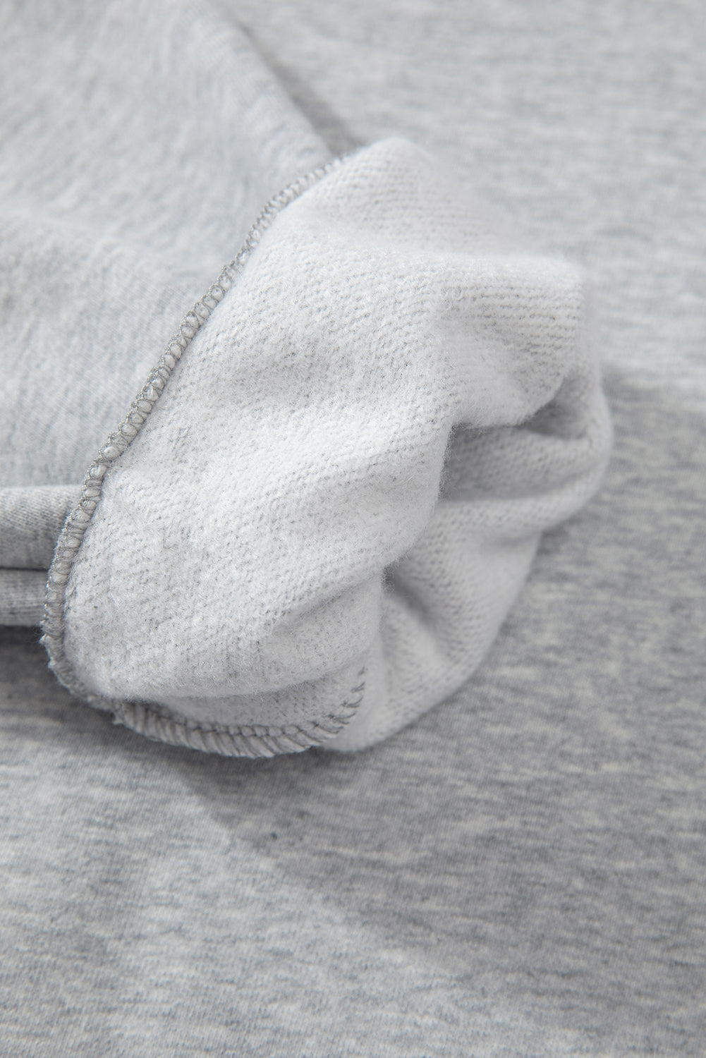 Bonbon Fleece Lined Kangaroo Pocket Drawstring Chunky Hoodie