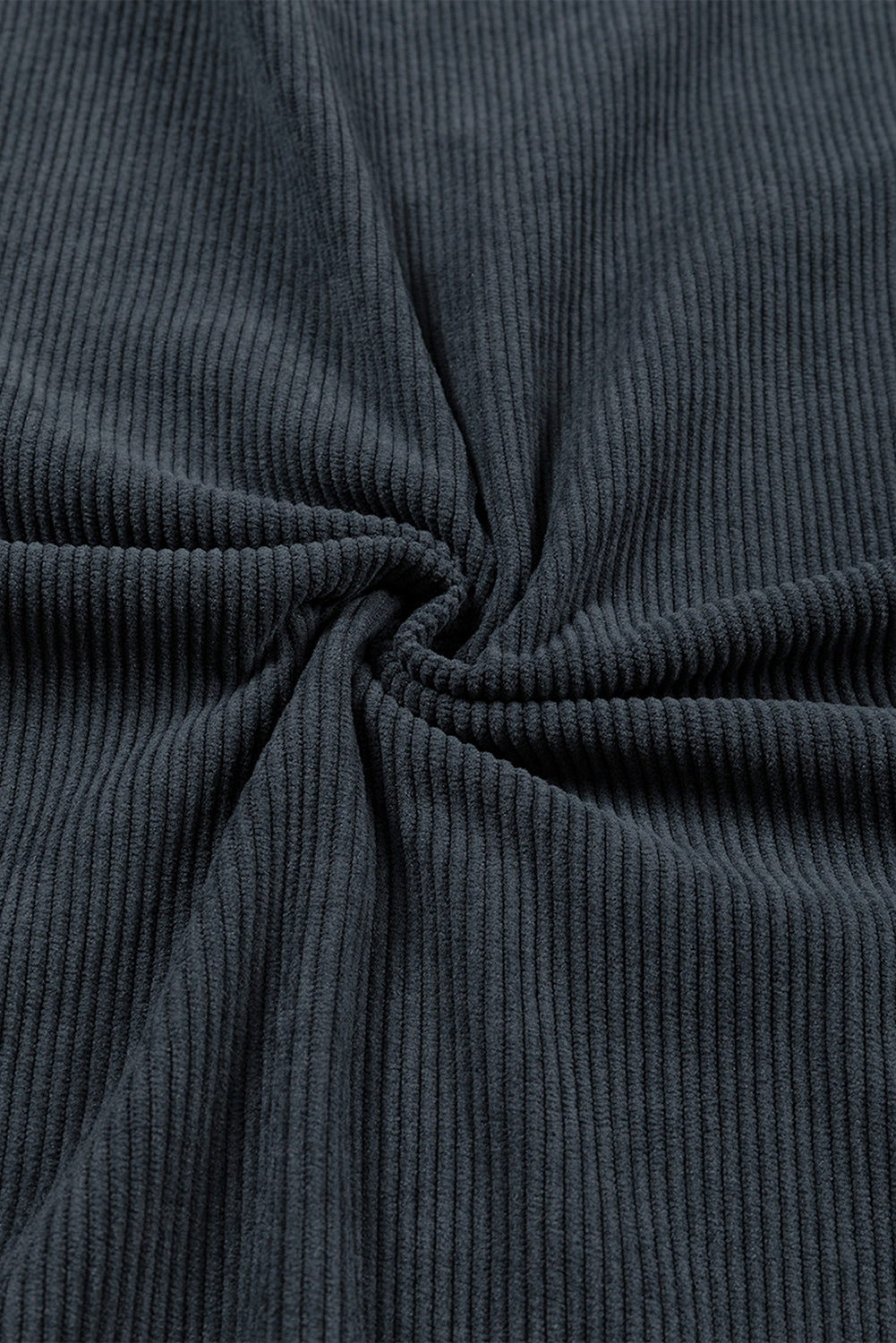 Chestnut Ribbed Corduroy Oversized Sweatshirt
