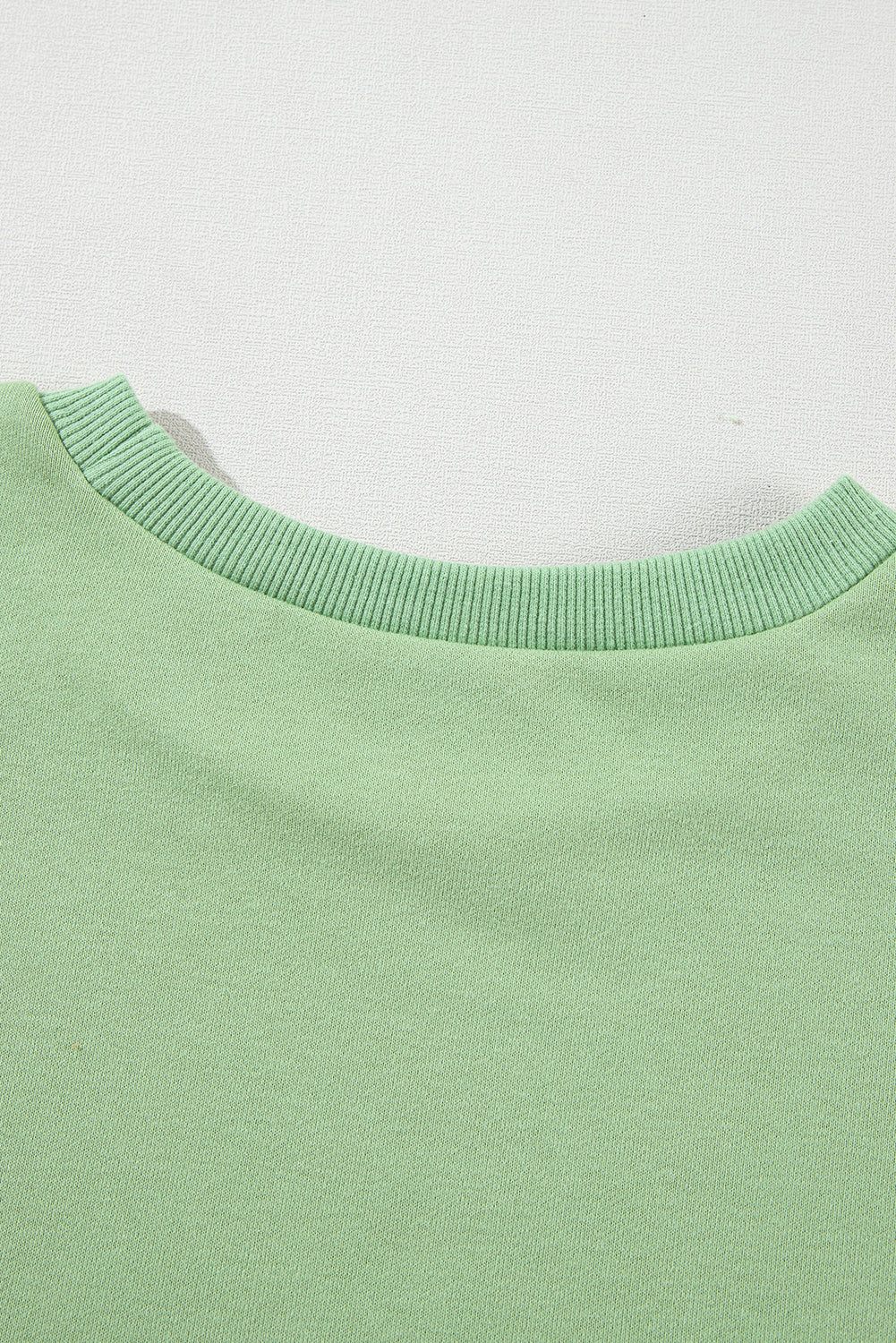 Valerian Solid Fleece Lined Drop Shoulder High Low Sweatshirt
