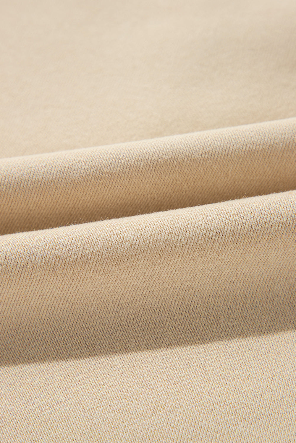Valerian Solid Fleece Lined Drop Shoulder High Low Sweatshirt