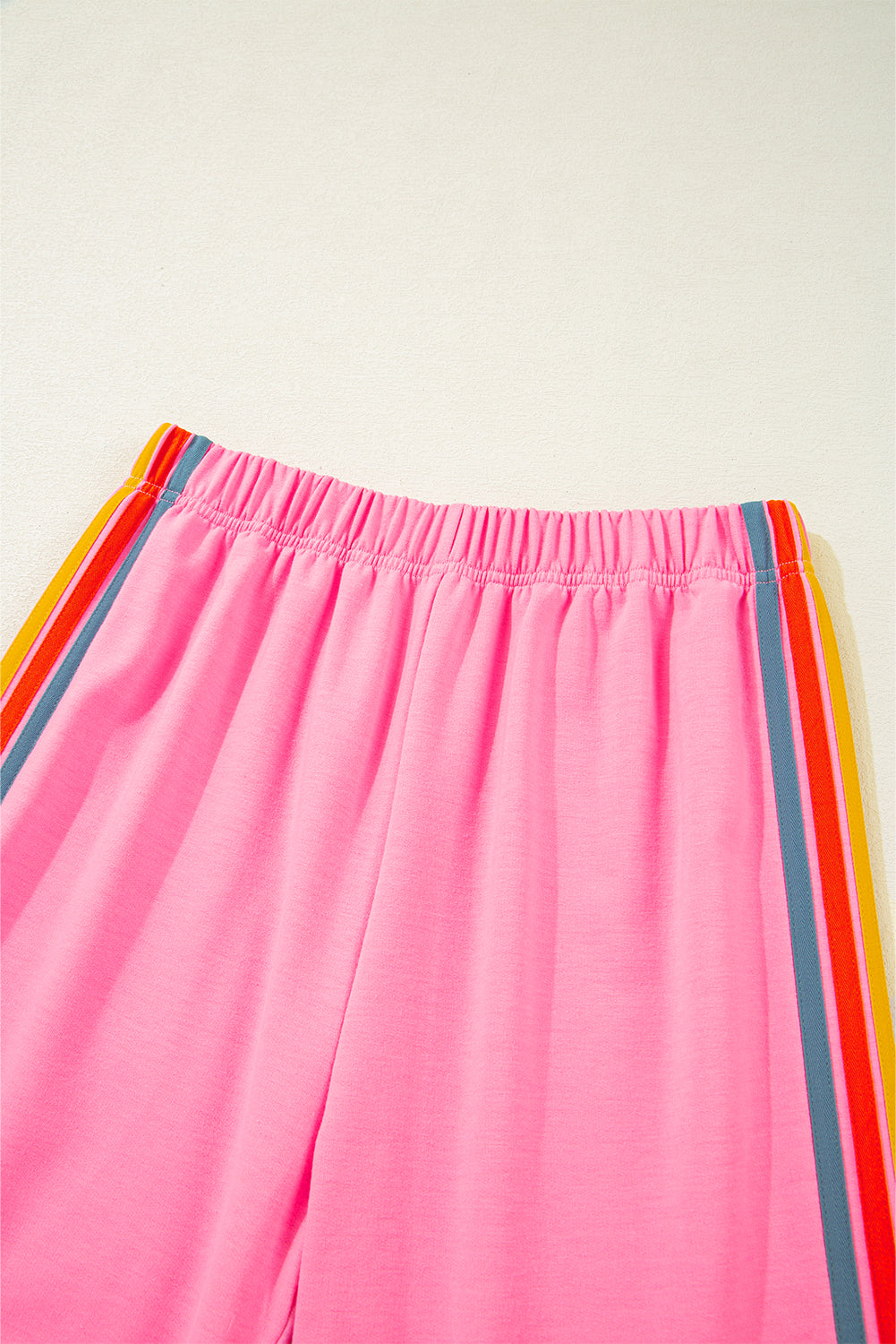 Light Blue Counting Rainbows High Waist Sweatpants