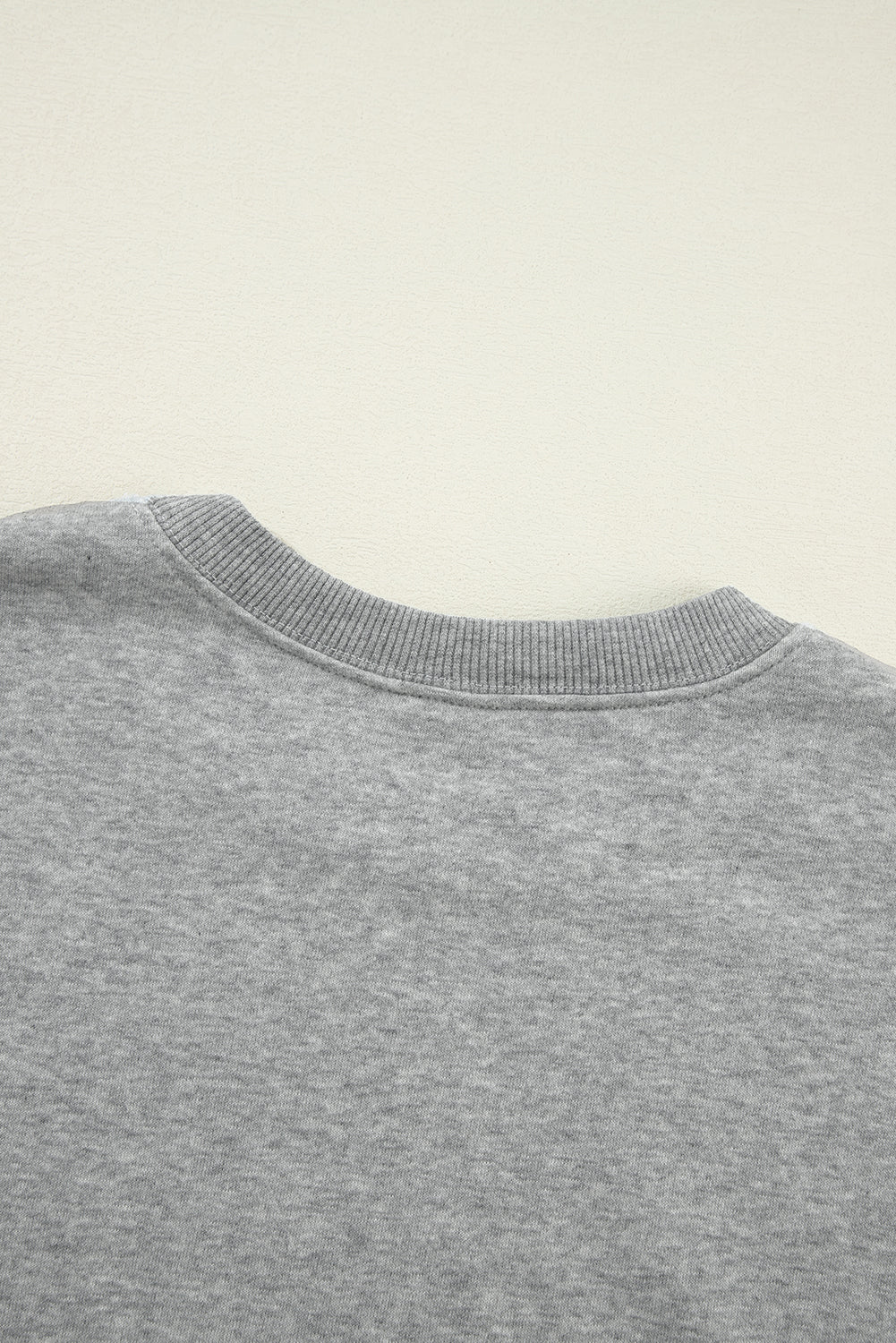Dark Green Solid Classic Crewneck Pullover Sweatshirt