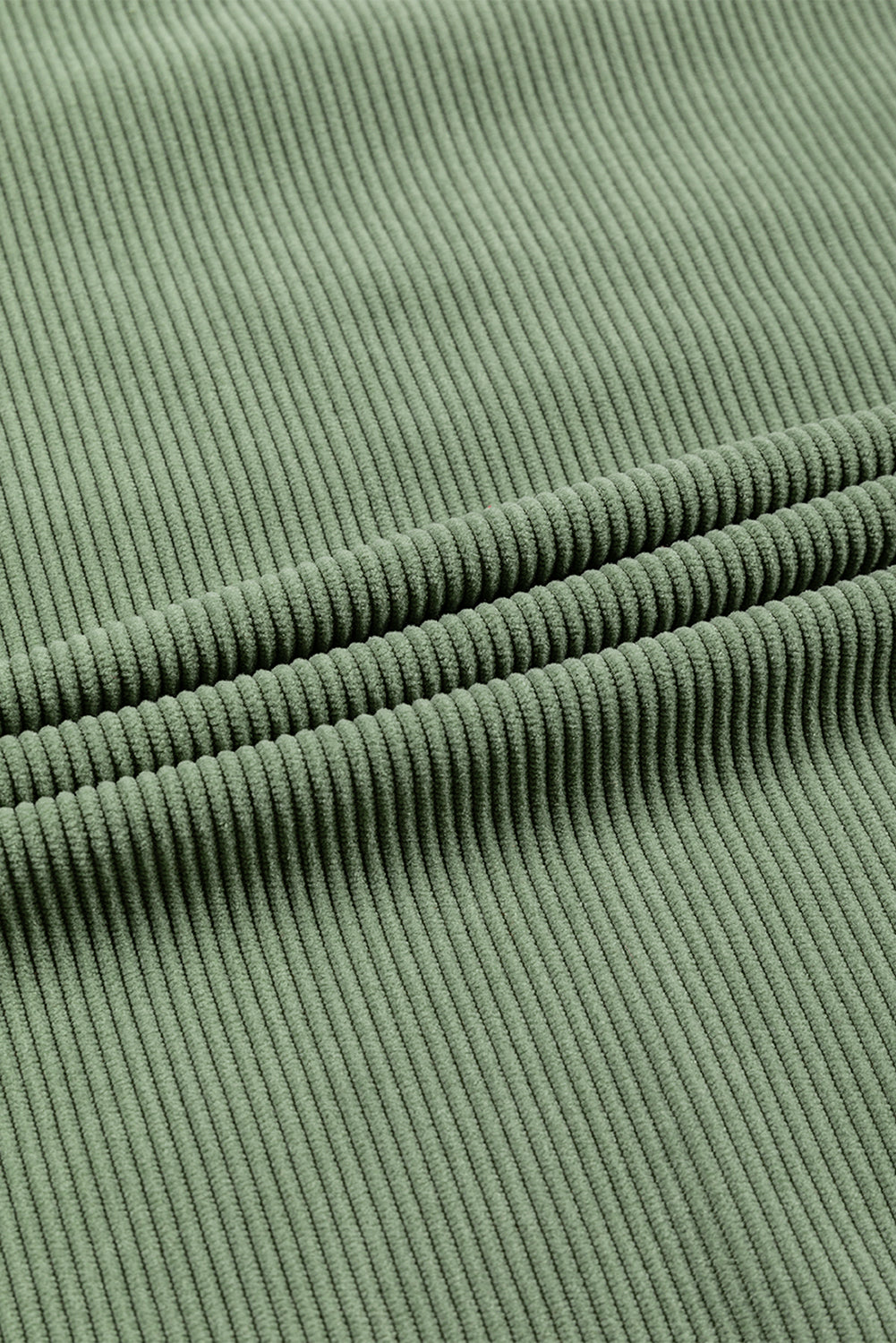 Chestnut Ribbed Corduroy Oversized Sweatshirt
