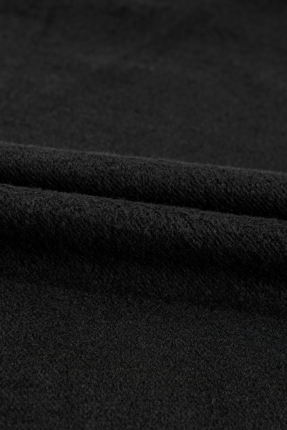 Valerian Solid Fleece Lined Drop Shoulder High Low Sweatshirt