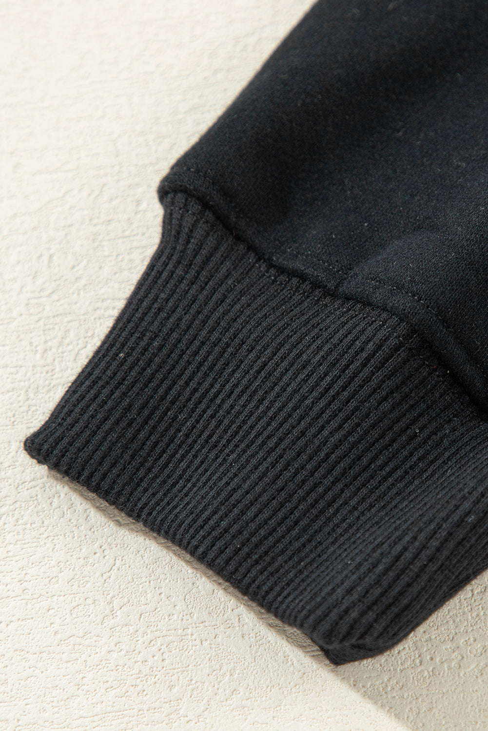 Bonbon Fleece Lined Kangaroo Pocket Drawstring Chunky Hoodie