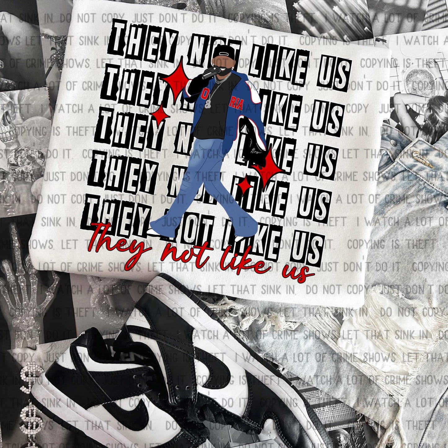 2 MYSTERY Kendrick Lamar They Not Like Us Shirts