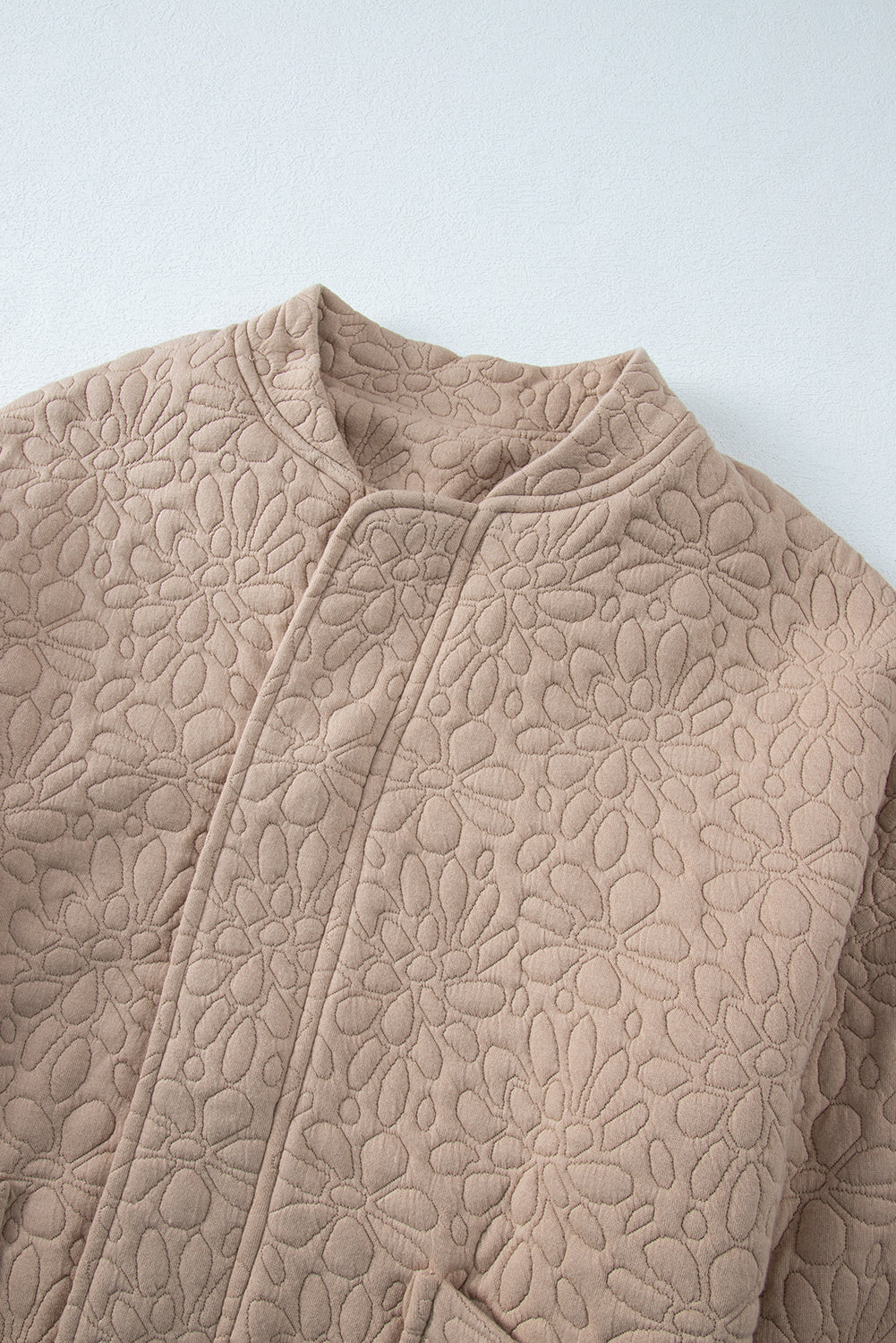 Jungle Green Floral Quilted Jacket