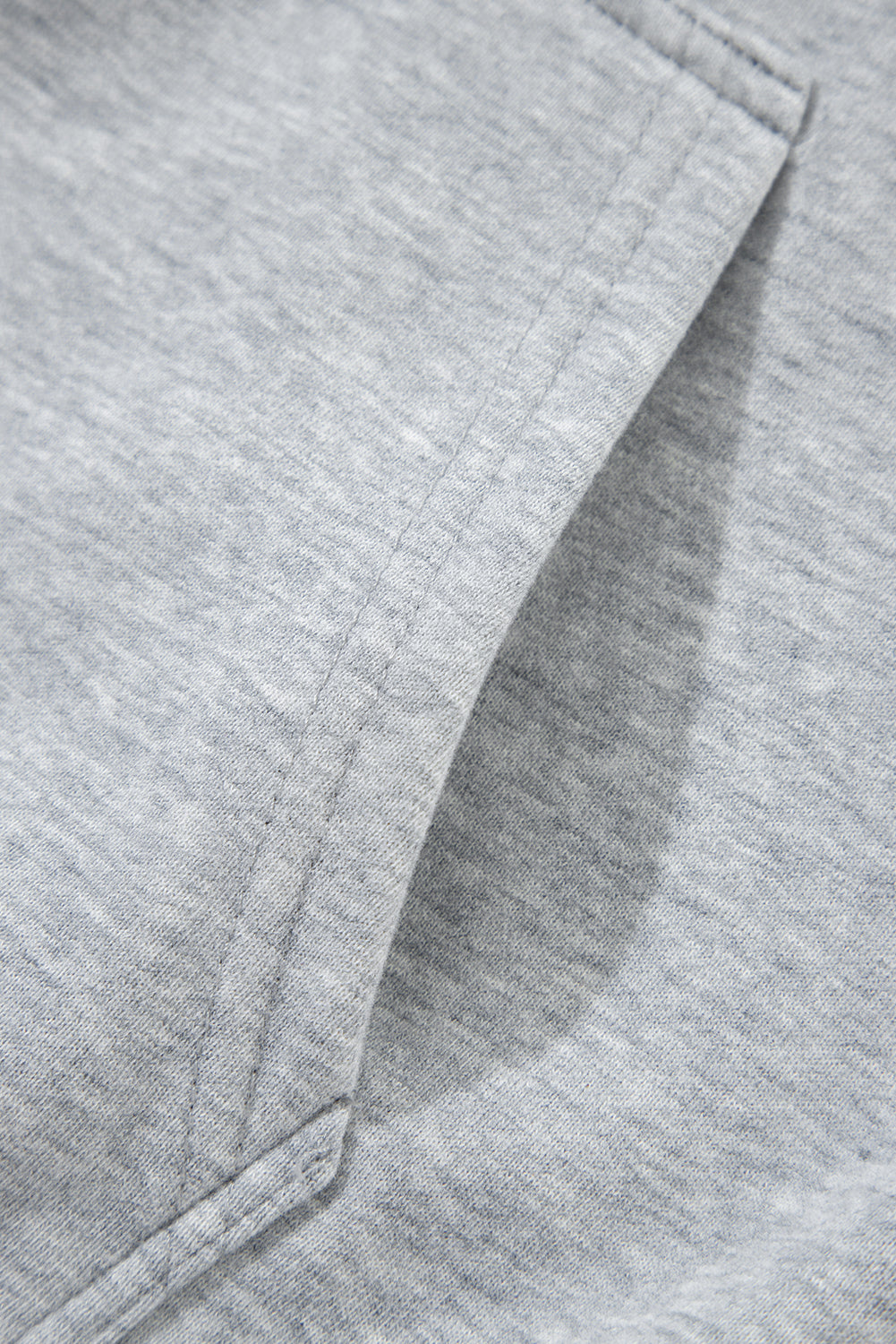 Bonbon Fleece Lined Kangaroo Pocket Drawstring Chunky Hoodie