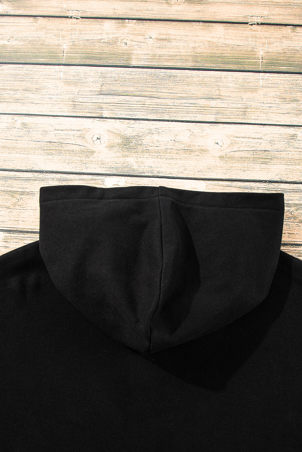 Bonbon Fleece Lined Half Zipper Kangaroo Pockets Loose Hoodie