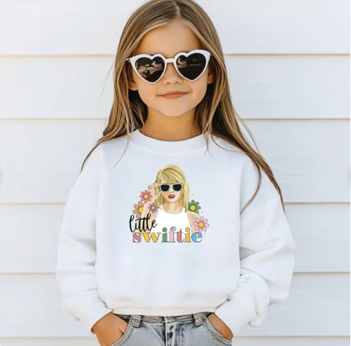 Little Swiftie, Swiftie Sweatshirt, Youth Crewneck Sweatshirt