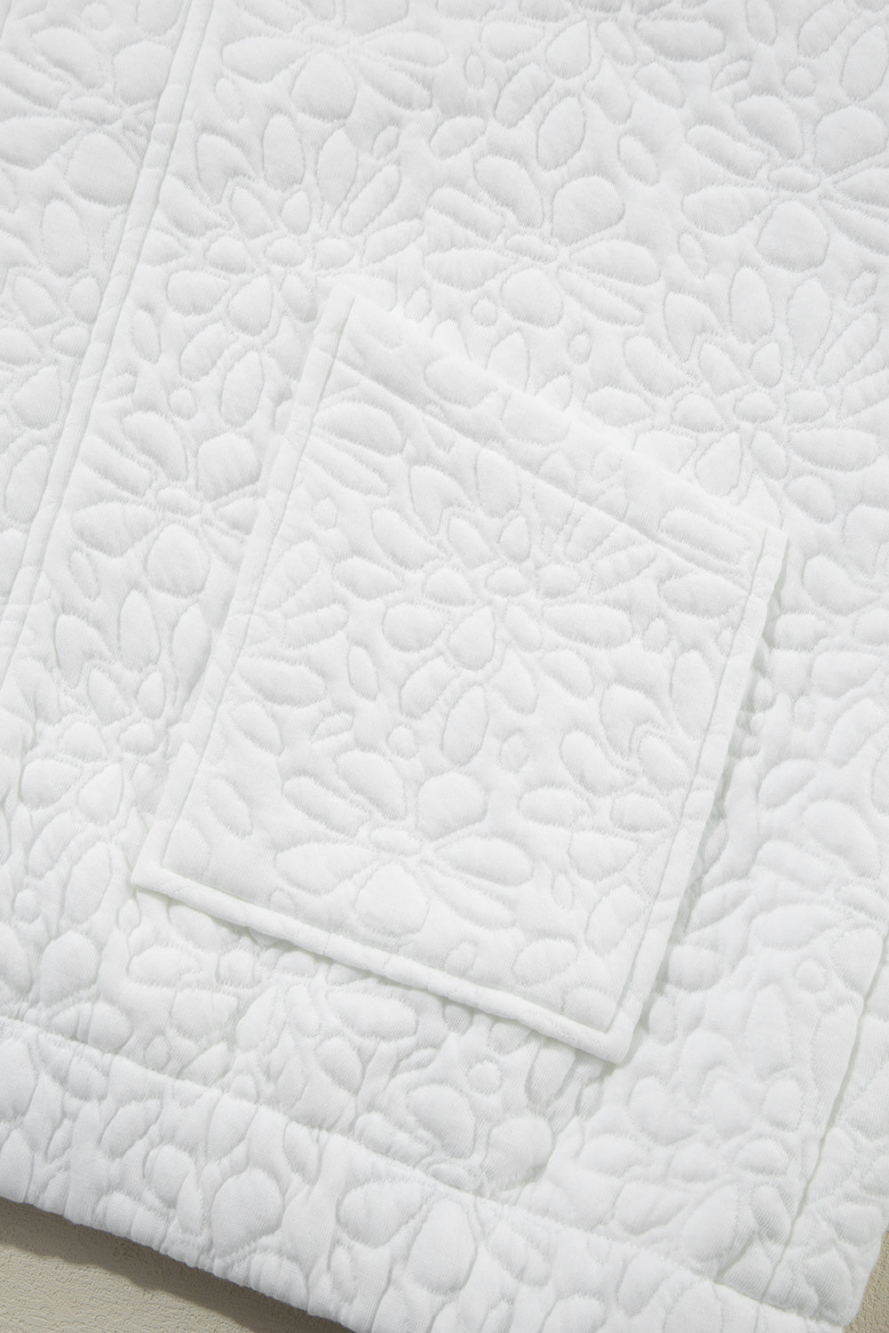 Jungle Green Floral Quilted Jacket