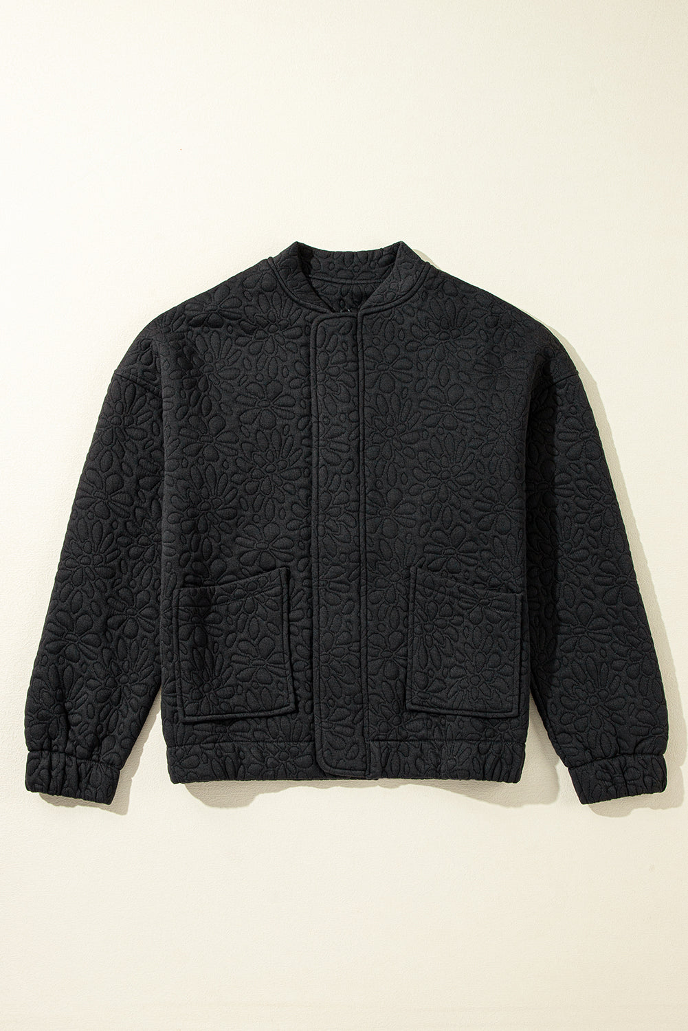 Jungle Green Floral Quilted Jacket