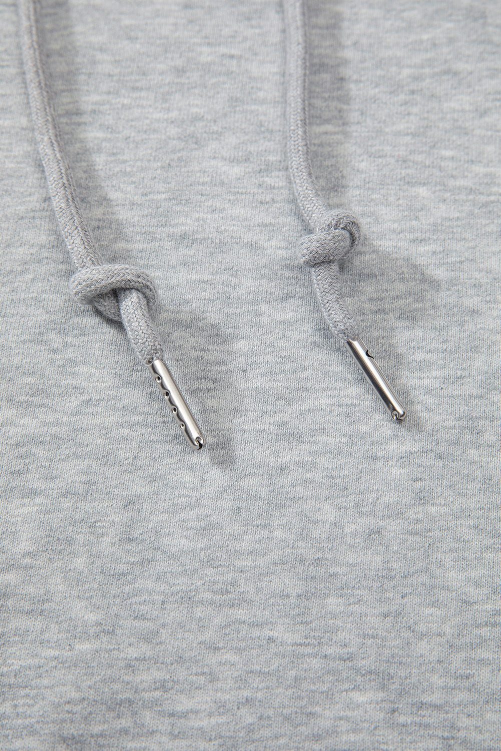 Bonbon Fleece Lined Kangaroo Pocket Drawstring Chunky Hoodie