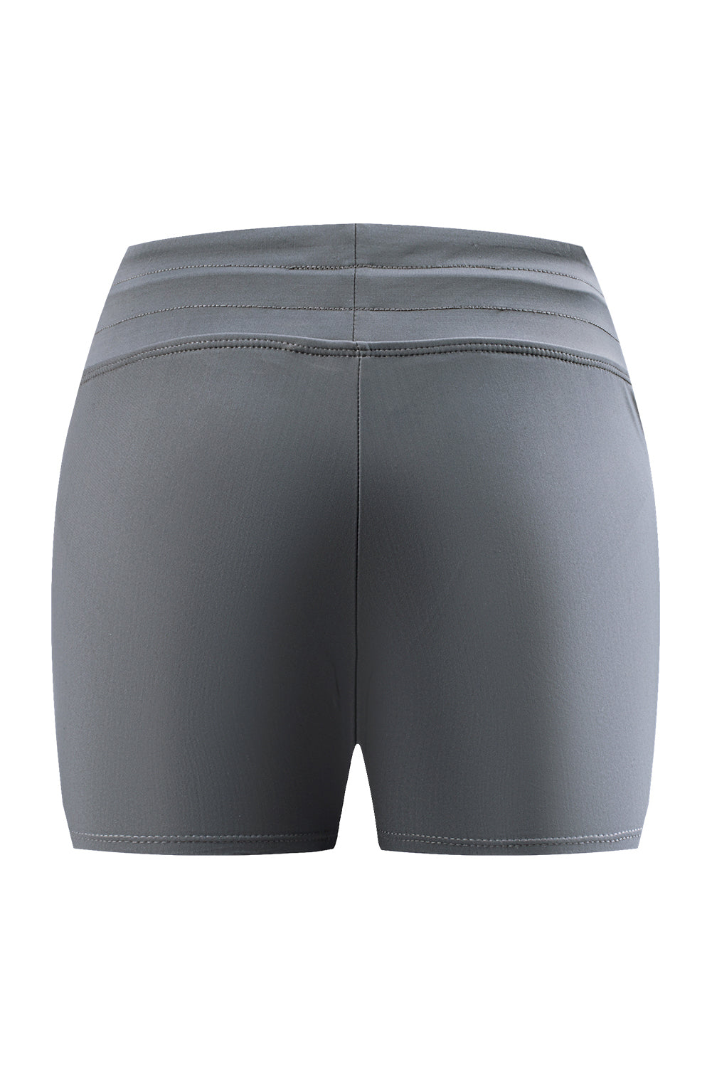 Violet Strap Trim Black Women Swim Boardshort