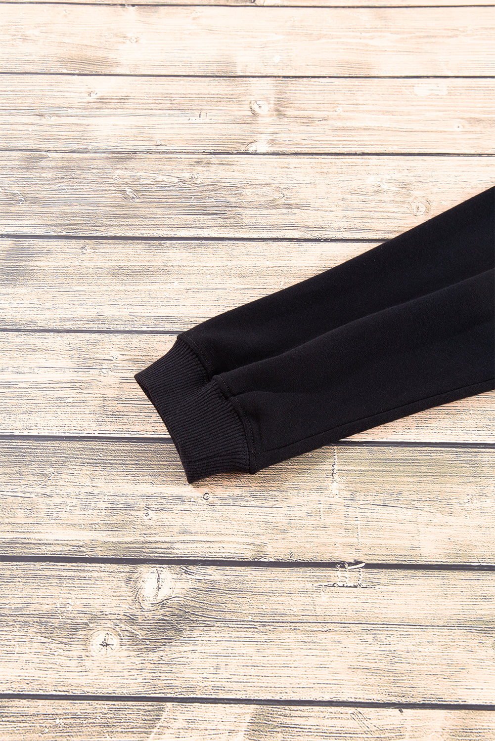 Navy Blue Plain Drop Shoulder Crewneck Pullover Sweatshirt
