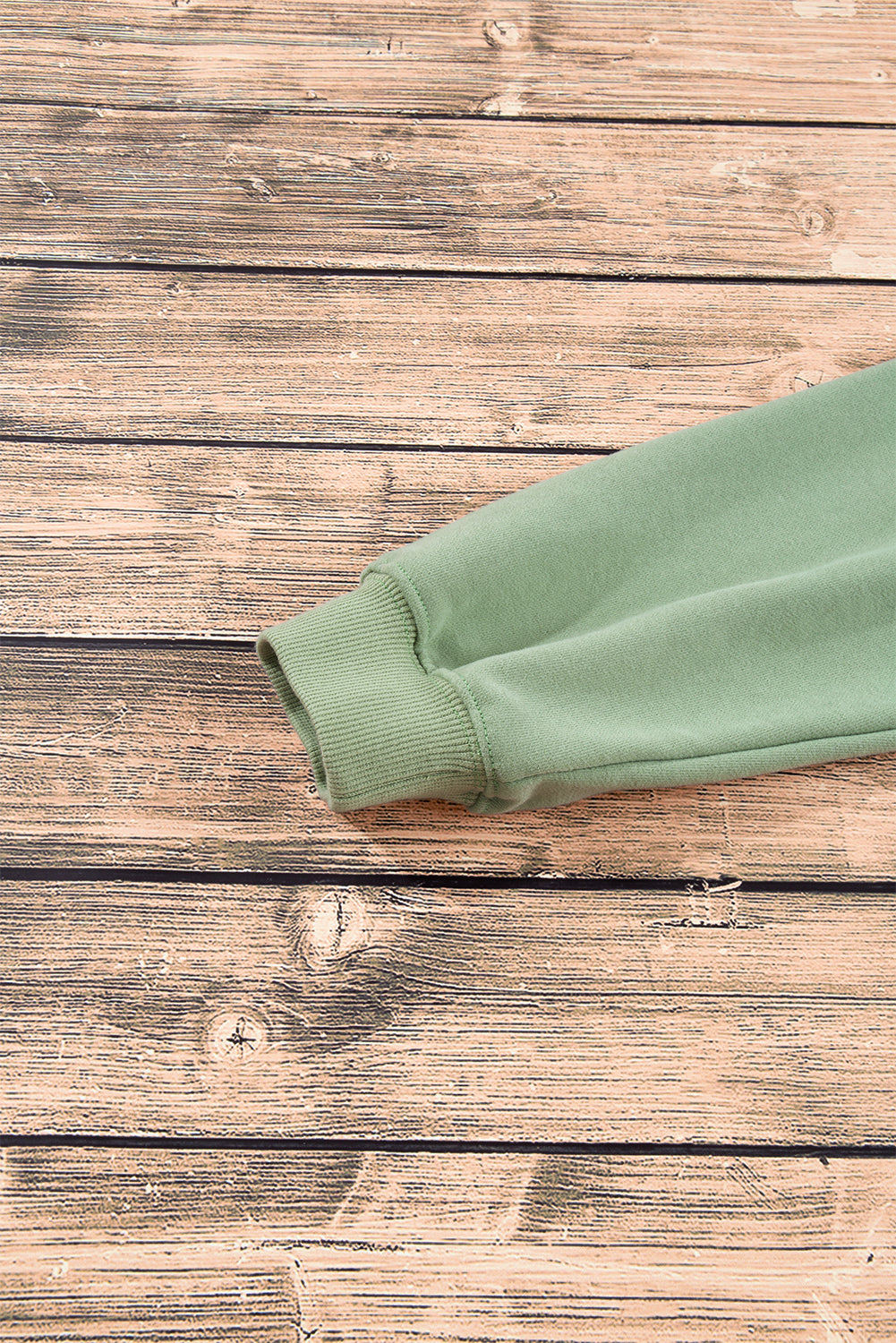 Navy Blue Plain Drop Shoulder Crewneck Pullover Sweatshirt
