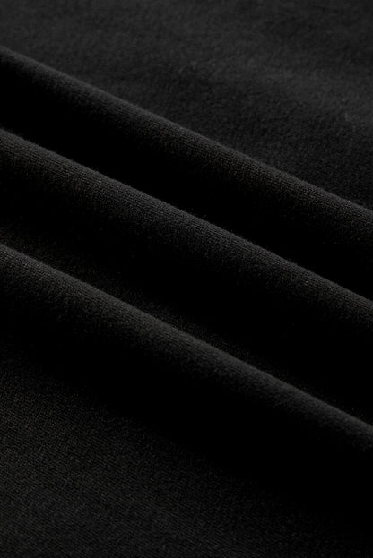 Bonbon Fleece Lined Half Zipper Kangaroo Pockets Loose Hoodie