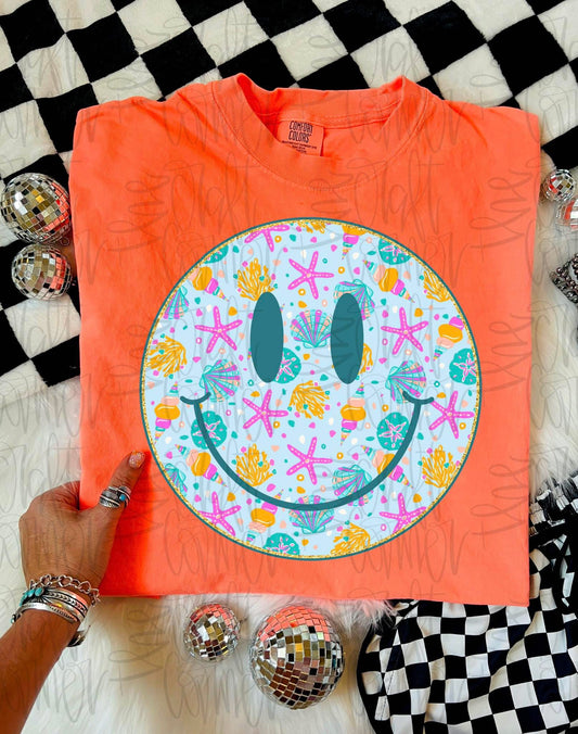 Comfort Colors Smiley Beach Sand Perfect Beach Tshirt