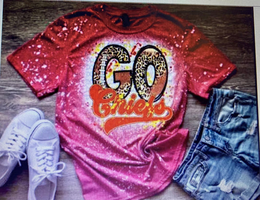 Go Chiefs Bleached Shirt