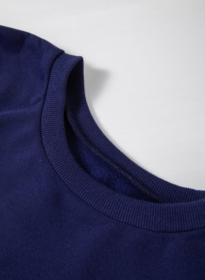 Valerian Solid Fleece Lined Drop Shoulder High Low Sweatshirt