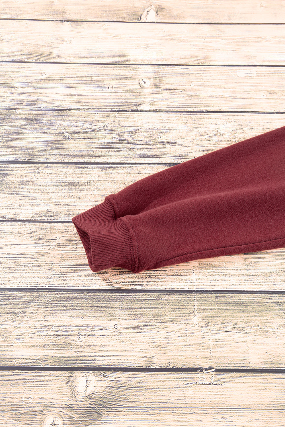 Navy Blue Plain Drop Shoulder Crewneck Pullover Sweatshirt