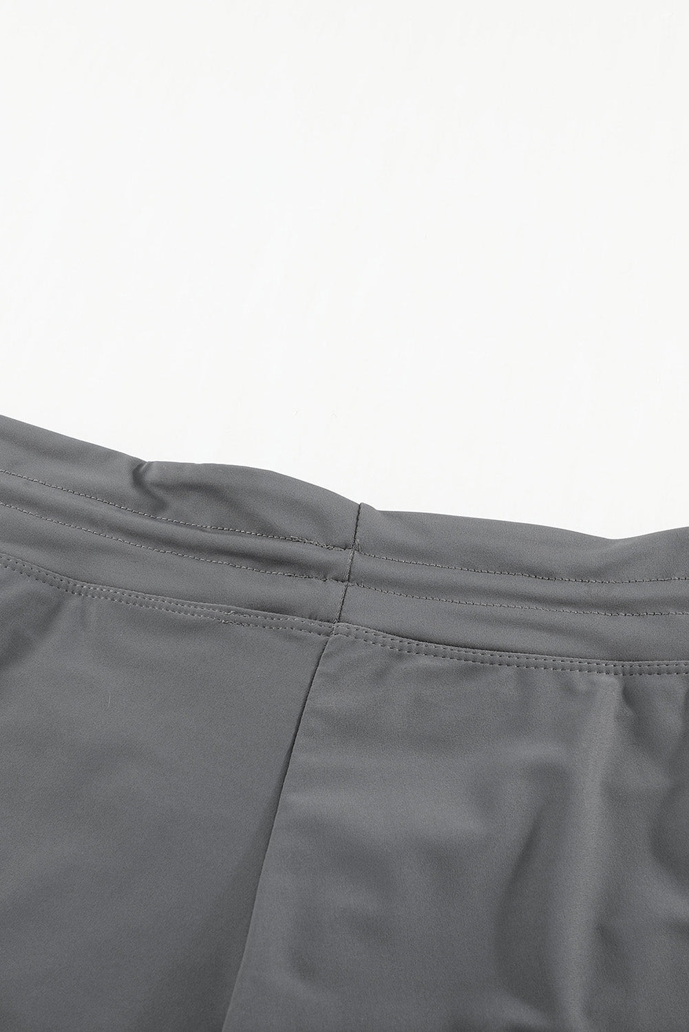 Violet Strap Trim Black Women Swim Boardshort