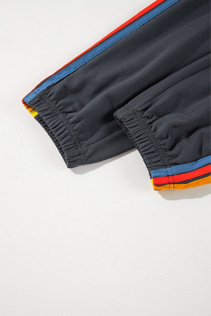 Light Blue Counting Rainbows High Waist Sweatpants