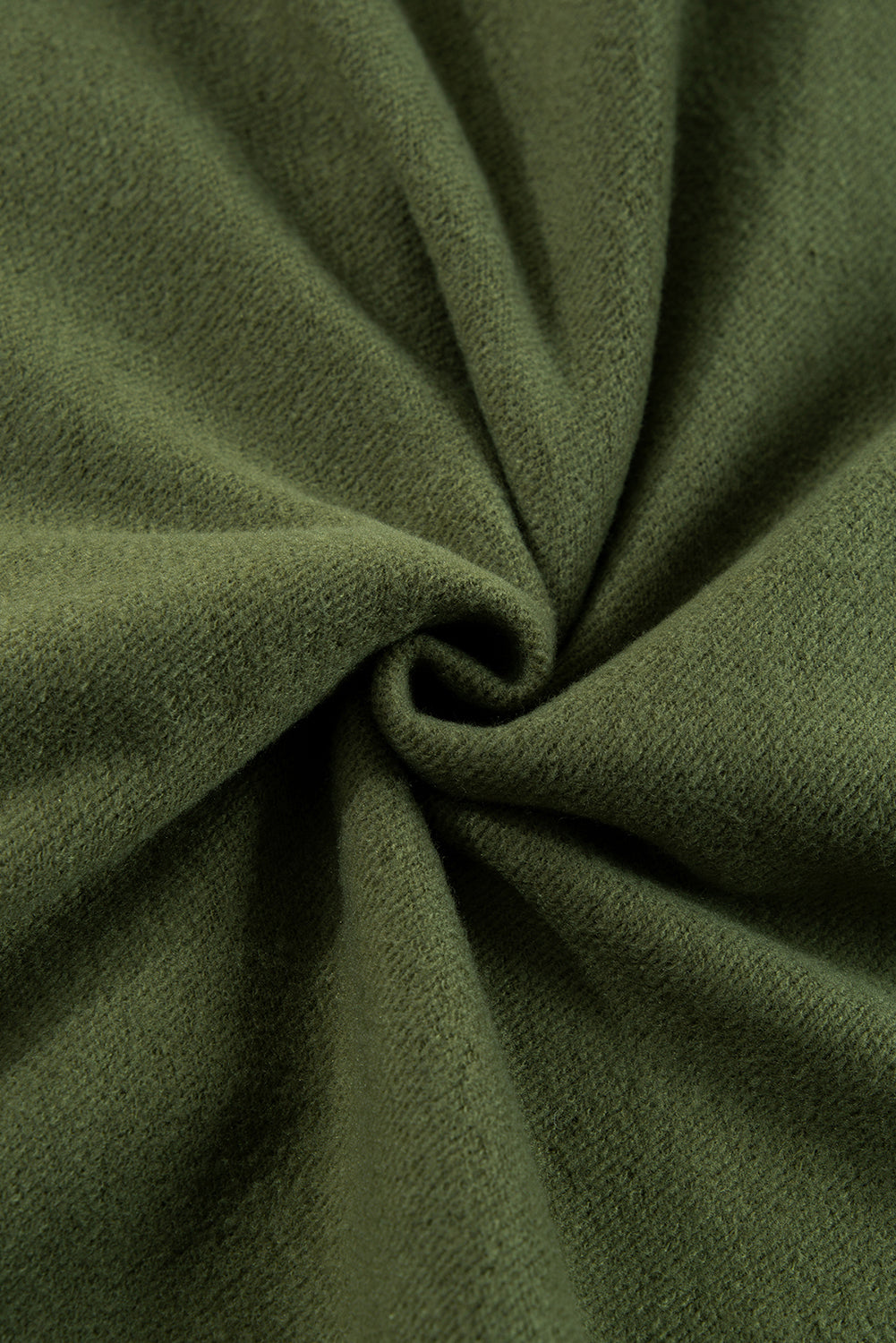 Bonbon Fleece Lined Half Zipper Kangaroo Pockets Loose Hoodie