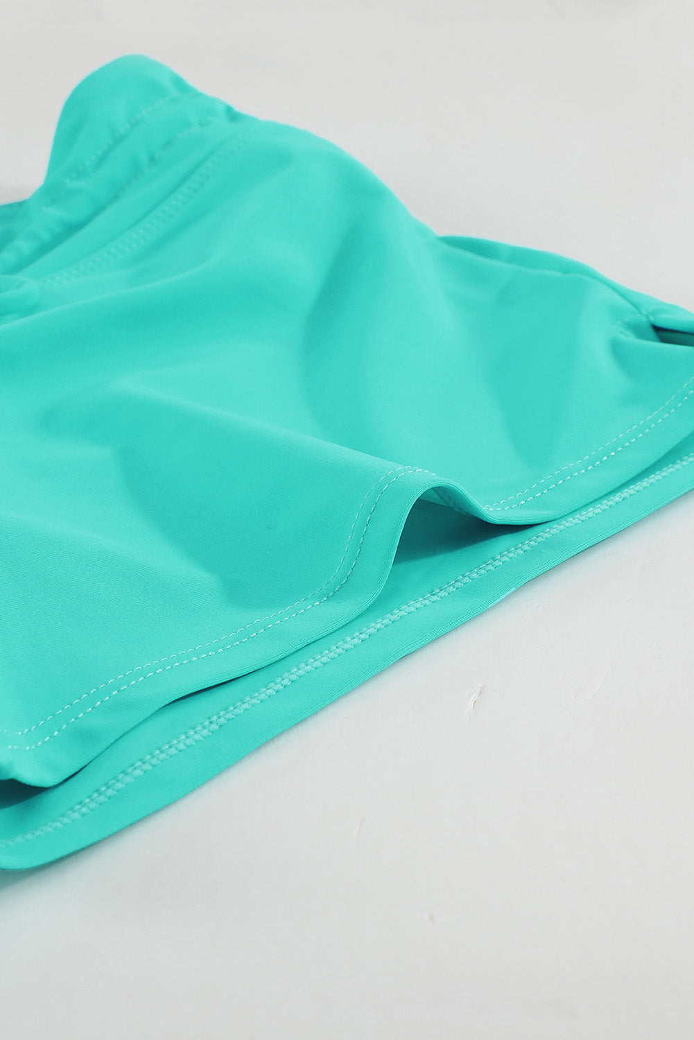 Violet Strap Trim Black Women Swim Boardshort